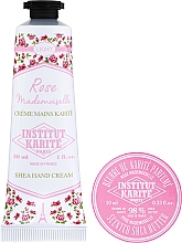 Парфумерія, косметика Набір - Institut Karite Rose Mademoiselle (h/cr/30ml + butter/10ml)