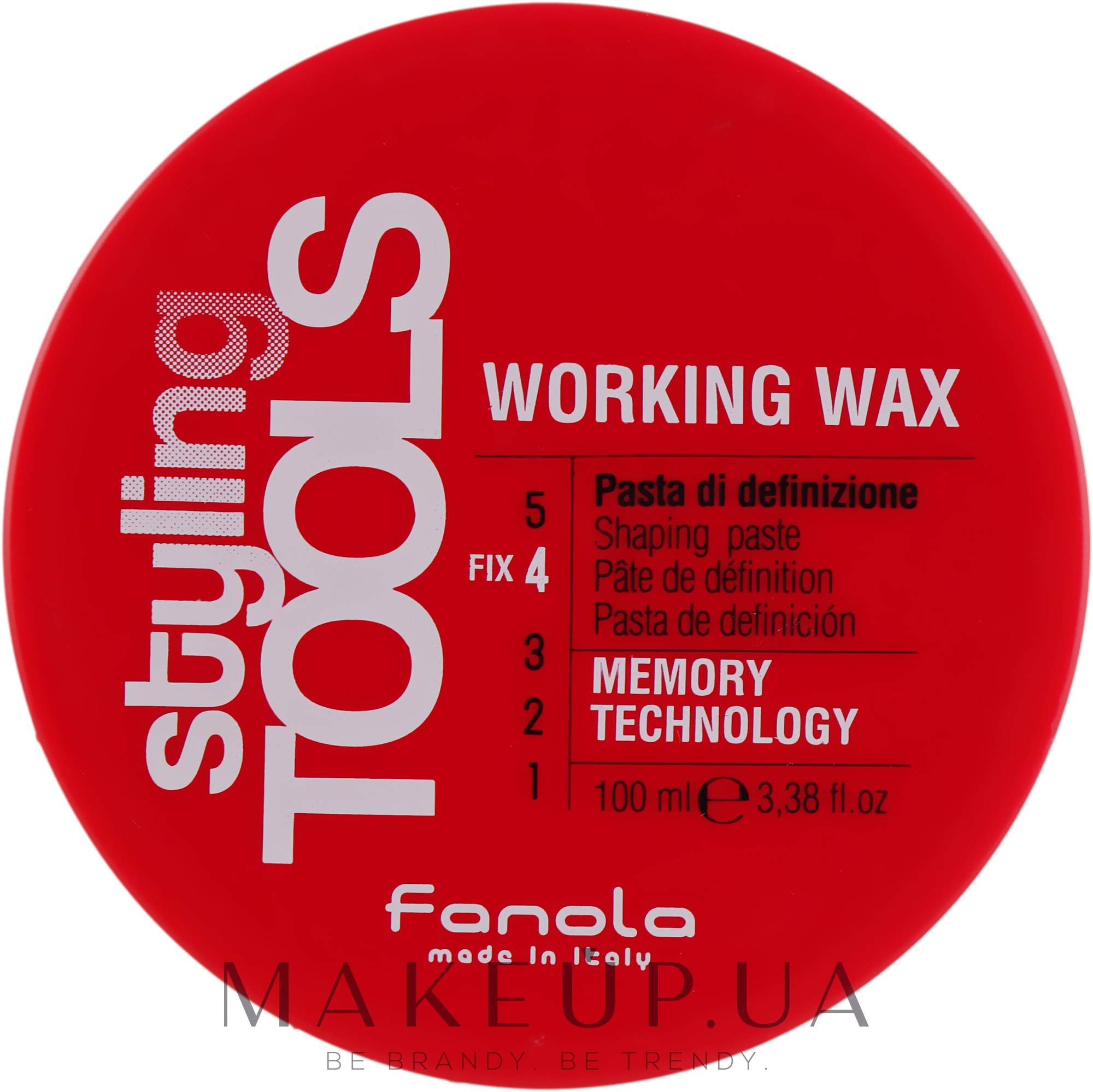 Структурирующая паста для волос - Fanola Styling Tools Working Wax — фото 100ml