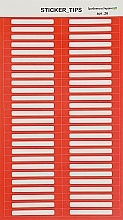 Парфумерія, косметика Наклейки на тіпси, червоні - Sticker Tips