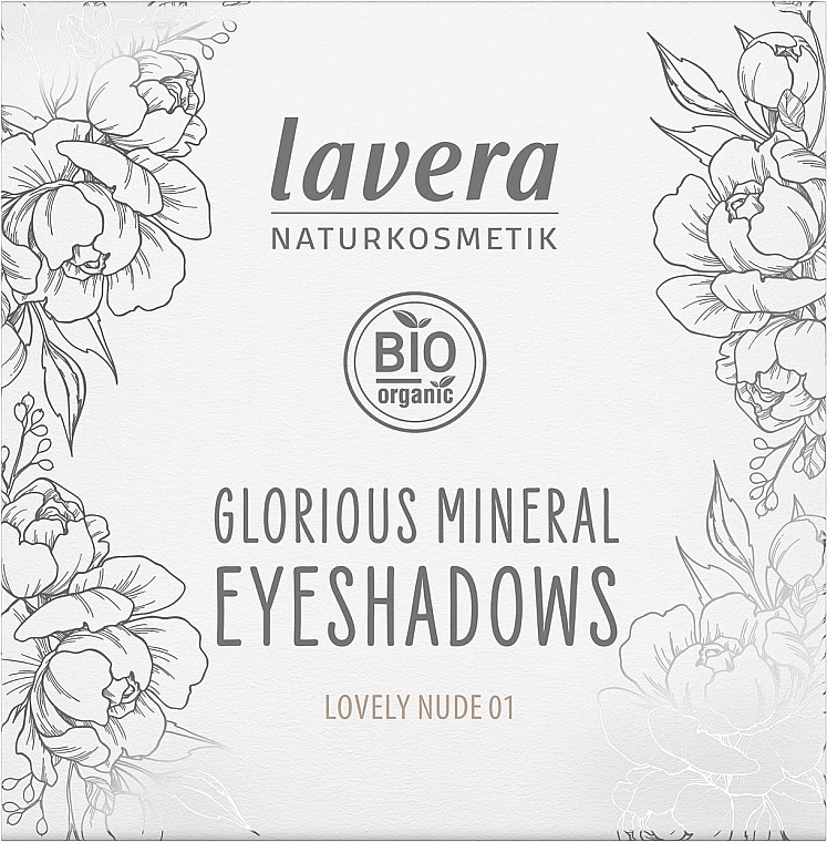 Минеральные тени для век - Lavera Glorious Mineral Eyeshadows 