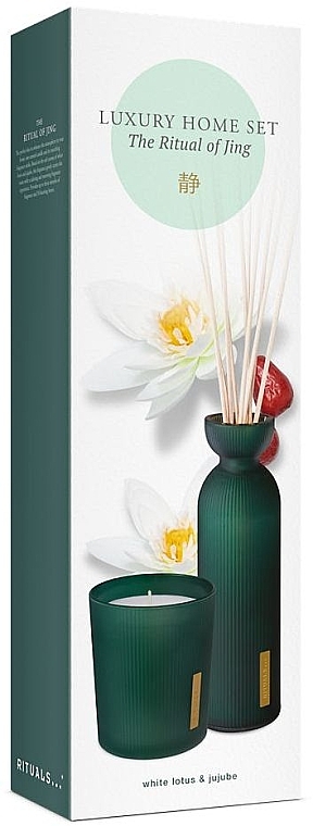 Набір - Rituals The Rituals Of Jing Classic Home (diff/250ml + candle/290g) — фото N1