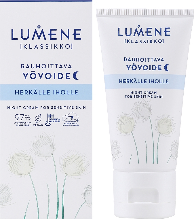 Нічний крем для обличчя - Lumene Klassiko Soothing Night Cream — фото N2