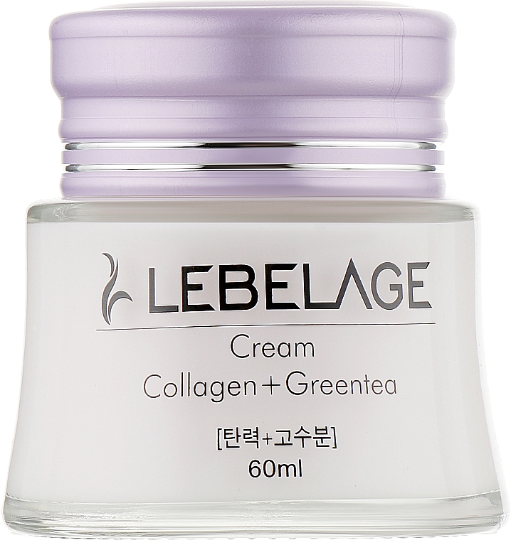 Увлажняющий и питательный крем с коллагеном и зеленым чаем - Lebelage Collagen+Green Tea Moisture Cream