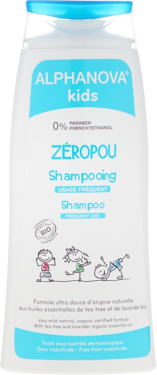 Шампунь для волос от вшей для детей - Alphanova Kids Shampoo — фото N3