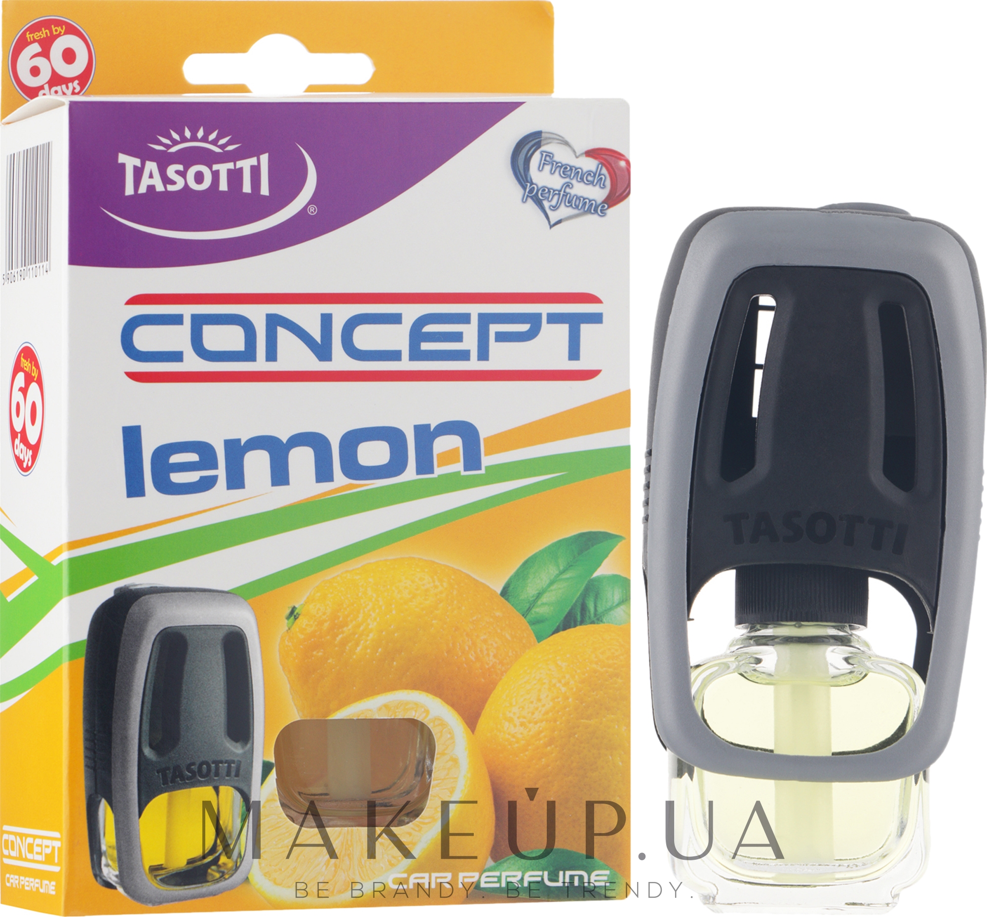 Автомобільний ароматизатор на дефлектор "Lemon" - Tasotti Concept — фото 8ml