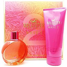 Духи, Парфюмерия, косметика Hollister 2 Wave for Her - Набор (edt/100ml + b/milk/200ml)