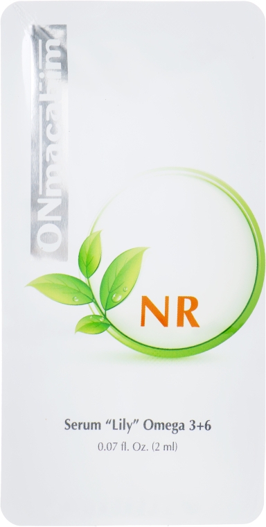 Концентрированная питательная сыворотка "Лили" - Onmacabim NR Serum Lily Omega 3+6 (пробник) — фото N1