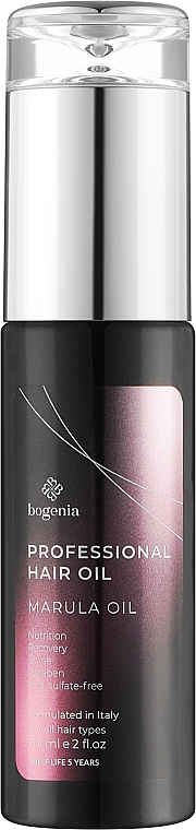 Професійна олія марули для волосся - Bogenia Professional Hair Oil Marula Oil