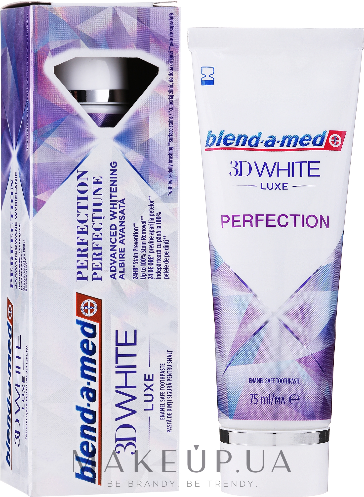 Зубная паста "Совершенство" - Blend-a-med 3D White Luxe Perfection — фото 75ml