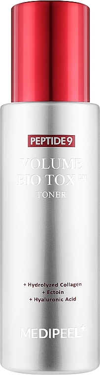 УЦЕНКА Тонер омолаживающий с комплексом пептидов и коллагеном - MEDIPEEL Peptide 9 Volume Bio Tox Toner Pro * — фото N1