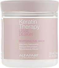 Зволожувальна маска для волосся - Alfaparf Lisse Design Keratin Therapy Rehydrating Mask — фото N5