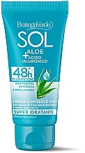 Крем для обличчя після перебування на сонці - Bottega Verde Sol Aloe + Hyaluronic Acid Aftersun Face Cream — фото N1