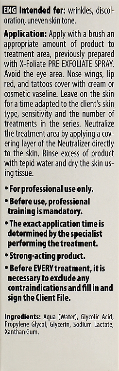 Сыворотка против морщин для зрелой кожи - Bielenda Professional X-Foliate Anti-Wrinkle Serum — фото N3