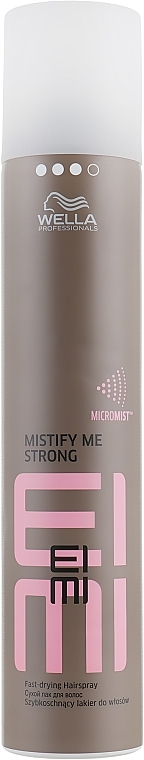 УЦІНКА Сухий лак для волосся, сильна фіксація - Wella Professionals Mistify Me Strong * — фото N2