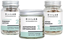 Набір "Спалювання жиру" на 2 місяці - D-Lab Nutricosmetics Fat Burning Program 2 Months (caps/6x56pcs) — фото N1