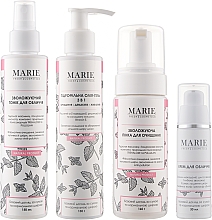 Духи, Парфюмерия, косметика Набор для сухой и нормальной кожи - Marie Fresh Cosmetics Clean And Beauty (hydr/oil/150ml + ton/150ml + foam/160ml + cr/30ml)