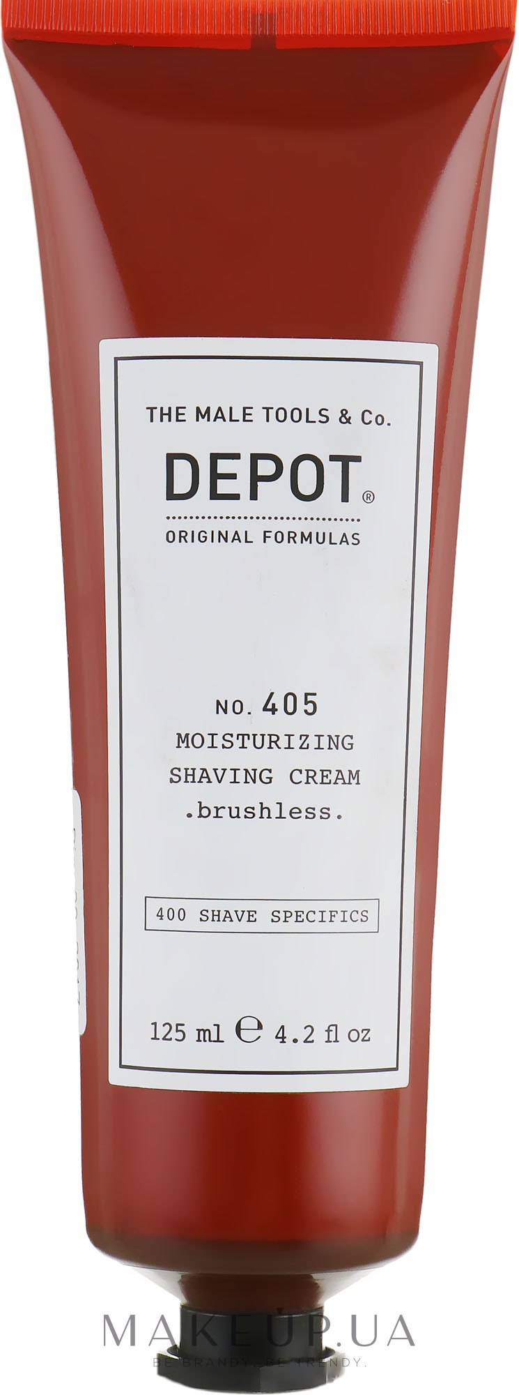 Увлажняющий крем для бритья - Depot Shave Specifics 405 Moisturizing Shaving Cream — фото 125ml