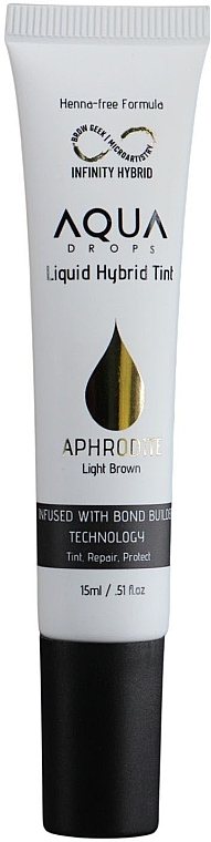 Краска для бровей - Infinity Hybrid Aqua Drops Liquid Hybrid Tint — фото N1