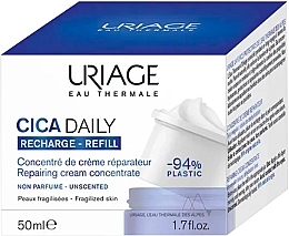 Ежедневный концентрированный крем для лица - Uriage Eau Thermale Cica Daily Repairing Cream Concentrate Refill (сменный блок) — фото N1