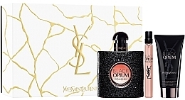 Духи, Парфюмерия, косметика Yves Saint Laurent Black Opium - Набор (edp/50ml + edp/10ml + b/lot/50ml)