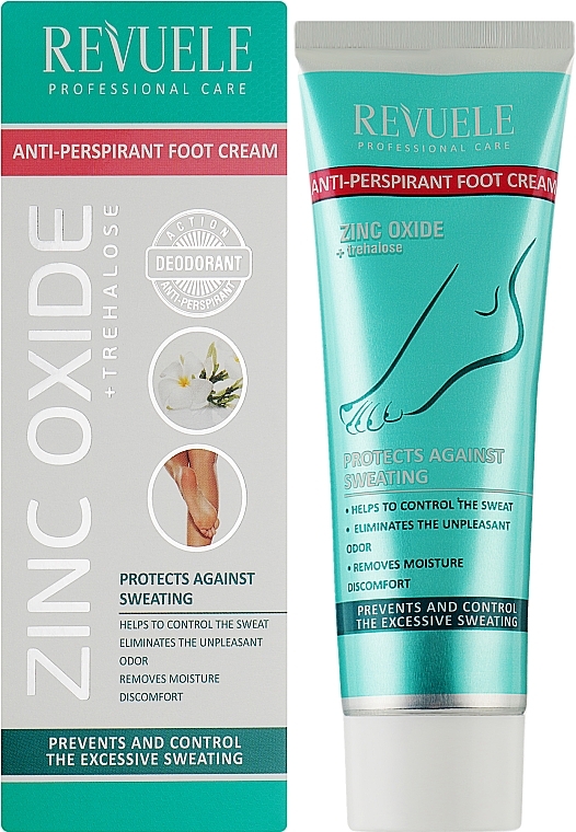 Крем-антиперспирант для ног - Revuele Professional Care Antiperspirant Foot Cream — фото N2