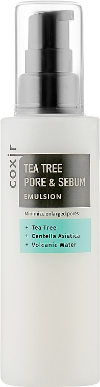 Эмульсия для лица - Coxir Tea Tree Pore & Sebum Emulsion — фото N2