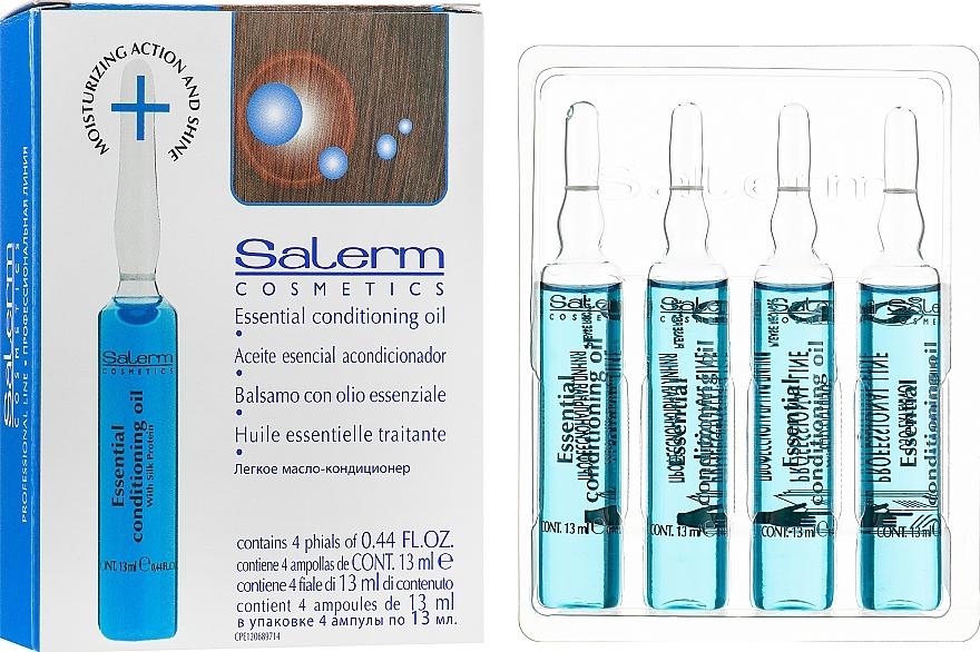 УЦІНКА Легка олія-кондиціонер "Шовк" - Salerm Aceite Esencial Acondicionador * — фото N1