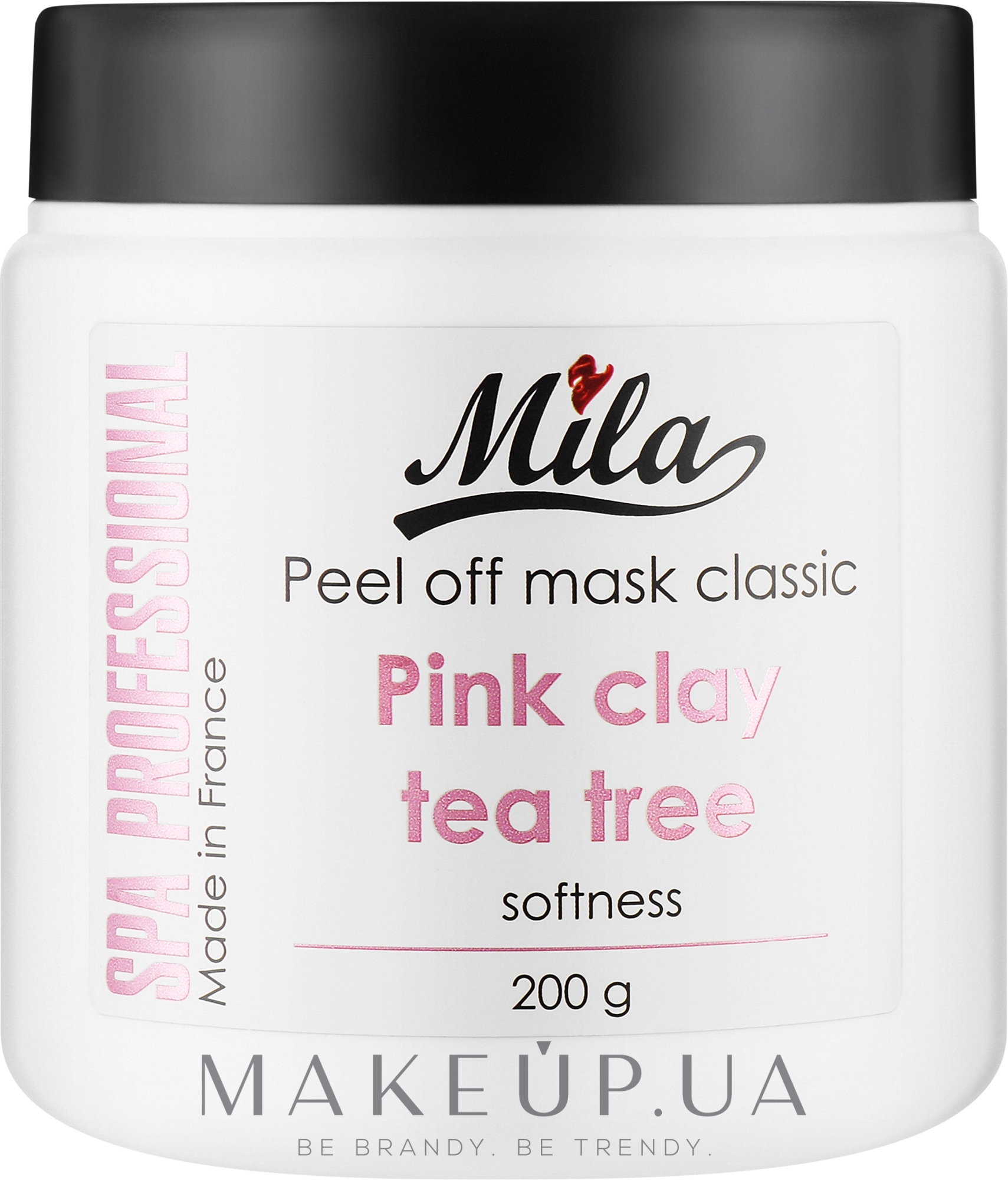 Маска альгинатная классическая порошковая "Чайное дерево, розовая глина" - Mila Peel Off Mask Classic Softness Tea Tree Oil-Pink Clay — фото 200g