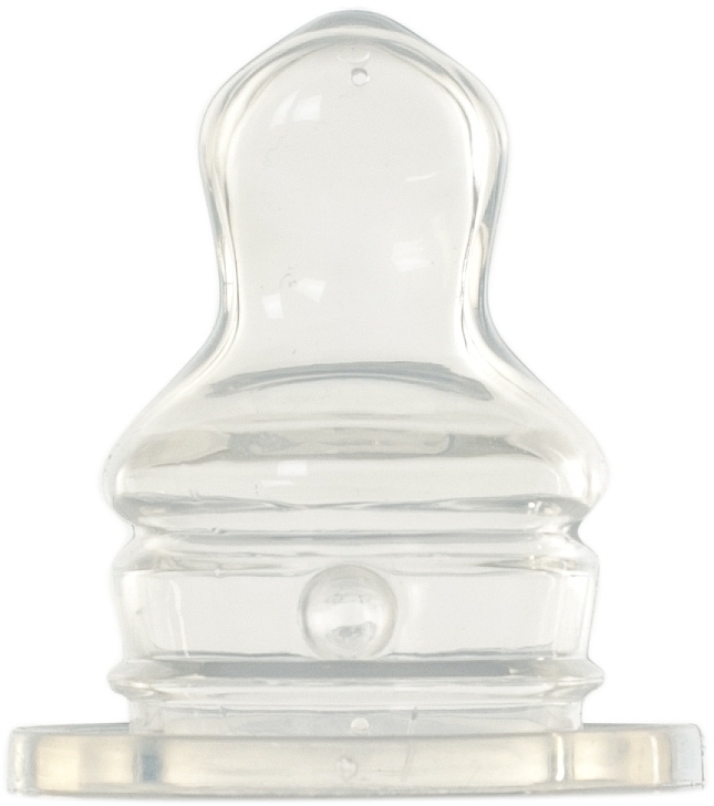 Ортодонтична силіконова соска зі скошеним краєм, із 6 місяців - Baby Team — фото N3