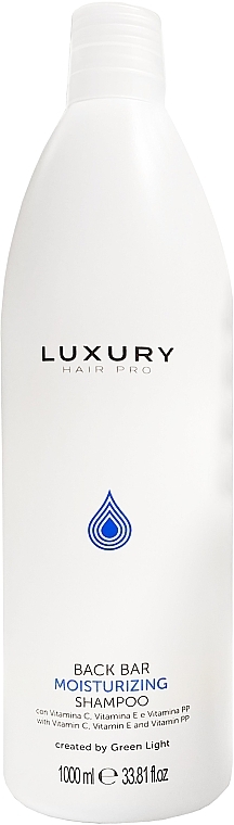 Увлажняющий шампунь для волос - Green Light Luxury Hair Pro Back Bar Moisturizing Shampoo — фото N1