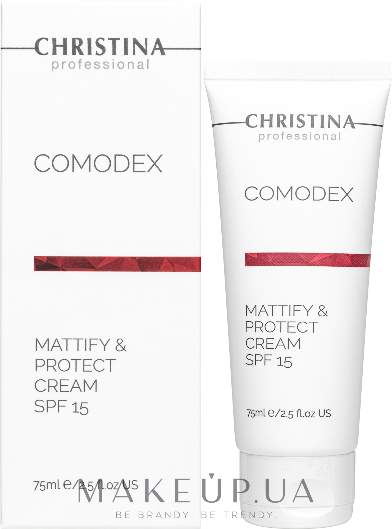 Крем для обличчя "Матування та захист" - Christina Comodex-Mattify&Protect Cream SPF15 — фото 75ml