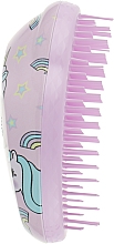 Расческа для волос, бледно-розовая - Tangle Teezer The Original Mini Children Unicorn — фото N3