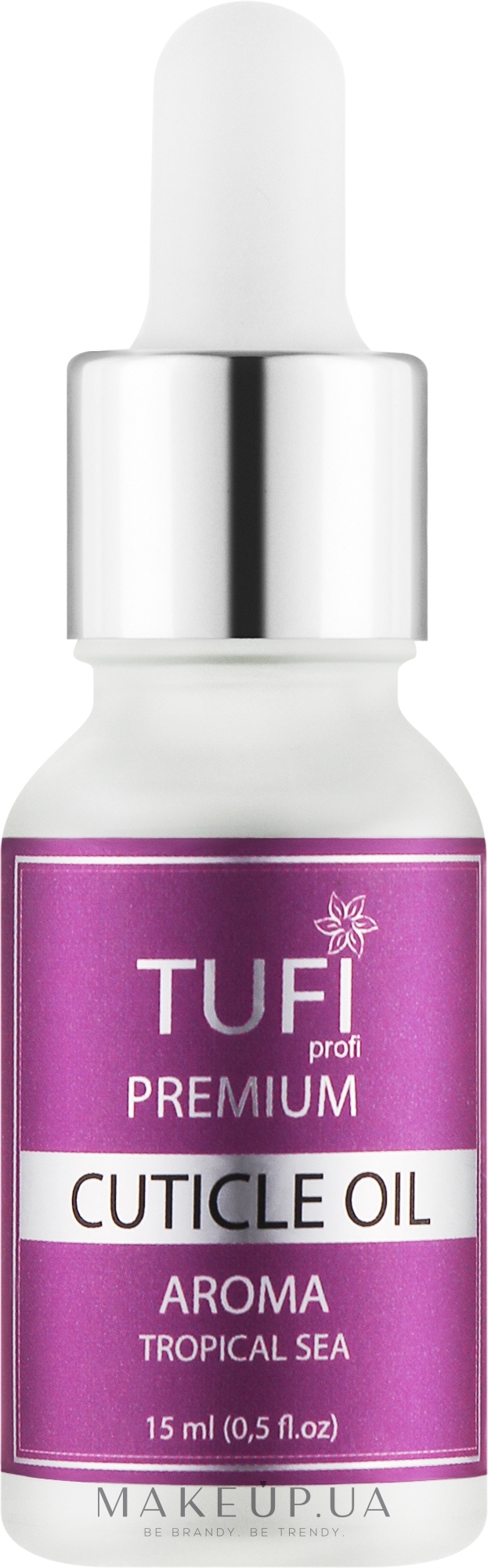 Олія для кутикули "Тропічне море" - Tufi Profi Premium Aroma — фото 15ml