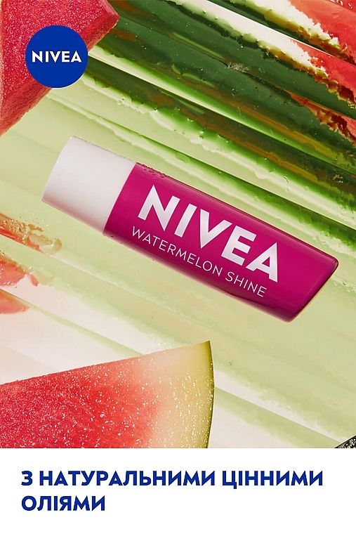 УЦЕНКА Бальзам для губ "Арбузное сияние" - NIVEA Watermelon Shine * — фото N5