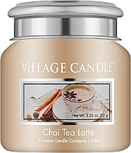 Духи, Парфюмерия, косметика Ароматическая свеча "Чай масала" - Village Candle Chai Tea Latte