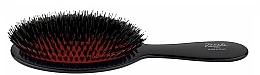 Нейлоновая щетка для волос, черная - Janeke Nylon Brush — фото N1