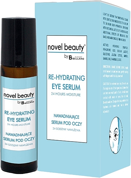 Зволожувальна сироватка для шкіри навколо очей - Fergio Bellaro Novel Beauty Re-Hydrating Eye Serum — фото N1