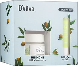 Духи, Парфюмерия, косметика Набор № 1 - D'oliva Pharmatheiss Cosmetics (f/cr/50ml + l/balm/4.8g)