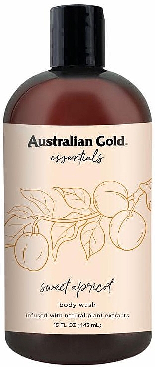 Гель для душу "Солодка абрикоса" - Australian Gold Essentials Sweet Apricot Body Wash — фото N1