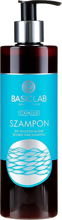 Шампунь для светлых волос - BasicLab Dermocosmetics Capillus Blonde Hair Shampoo — фото N2