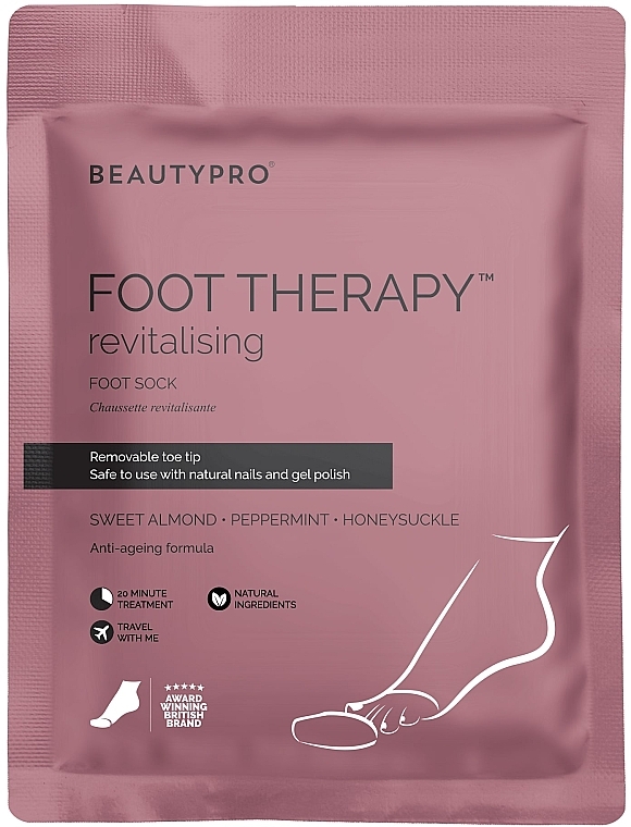 Педикюрні шкарпетки з морським колагеном - BeautyPro Foot Therapy Collagen Infused Bootie — фото N1