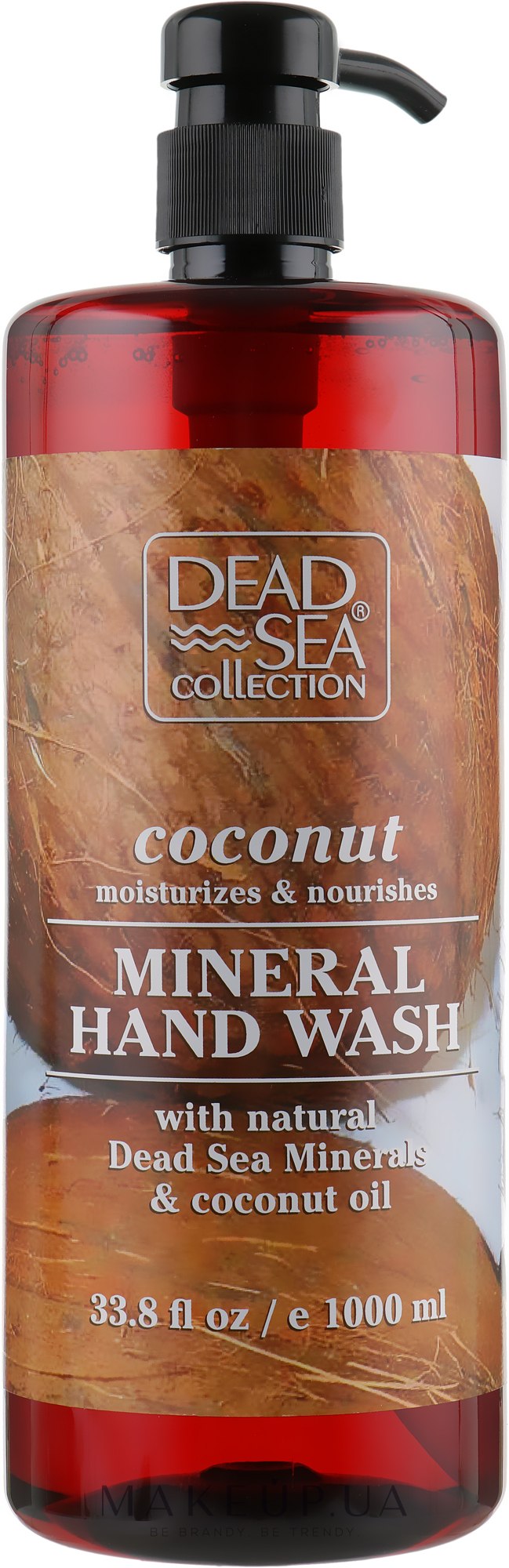 Жидкое мыло с минералами Мертвого моря и маслом кокоса - Dead Sea Collection Coconut Hand Wash with Natural Dead Sea Minerals — фото 1000ml