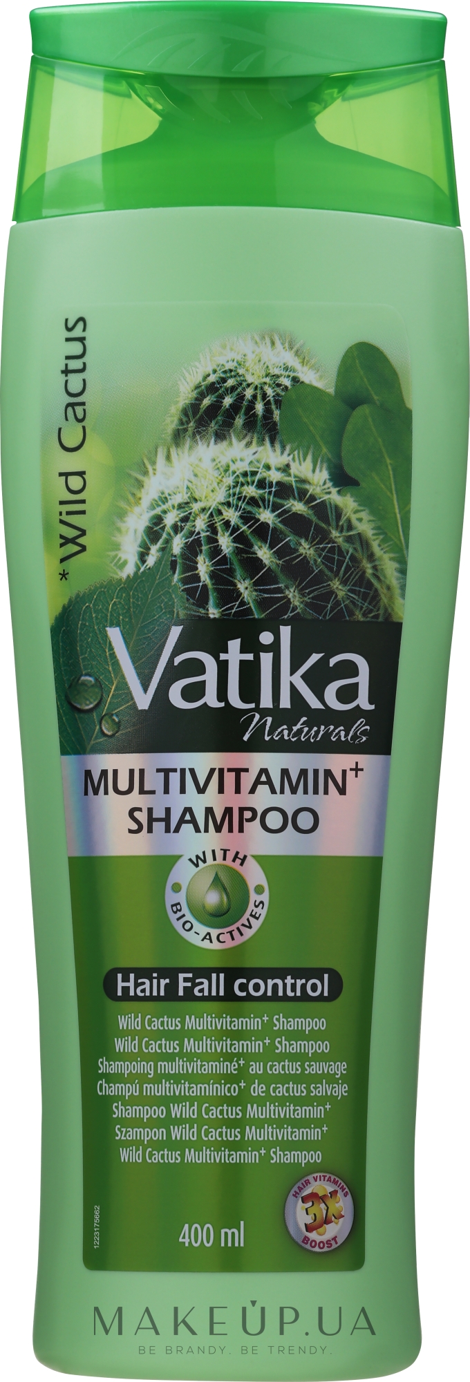 Шампунь для волос "Укрепление и питание" - Dabur Vatika Wild Cactus Shampoo — фото 400ml