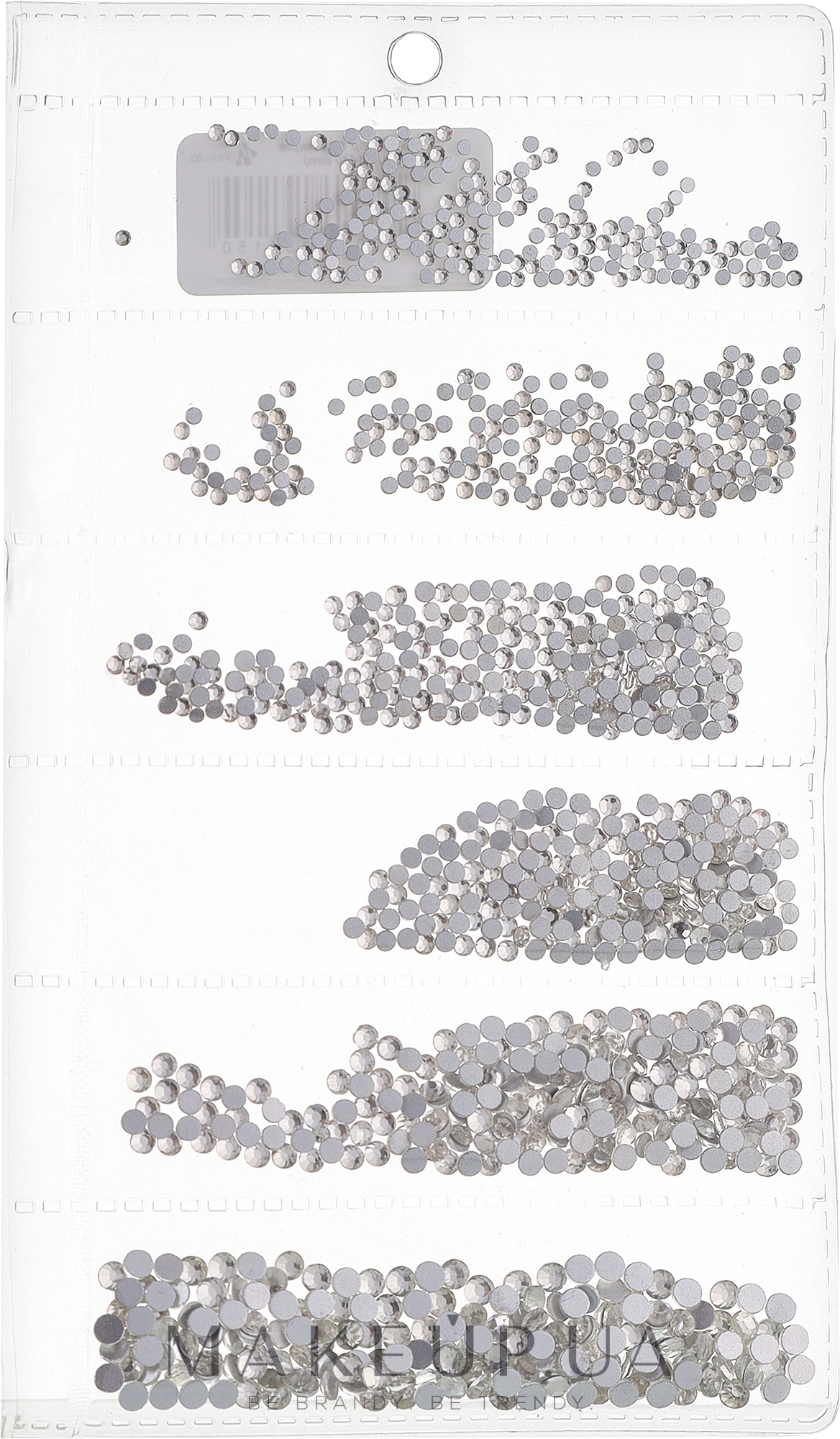 Камені "Набір 6 розмірів" - Nails Molekula — фото Кристалл