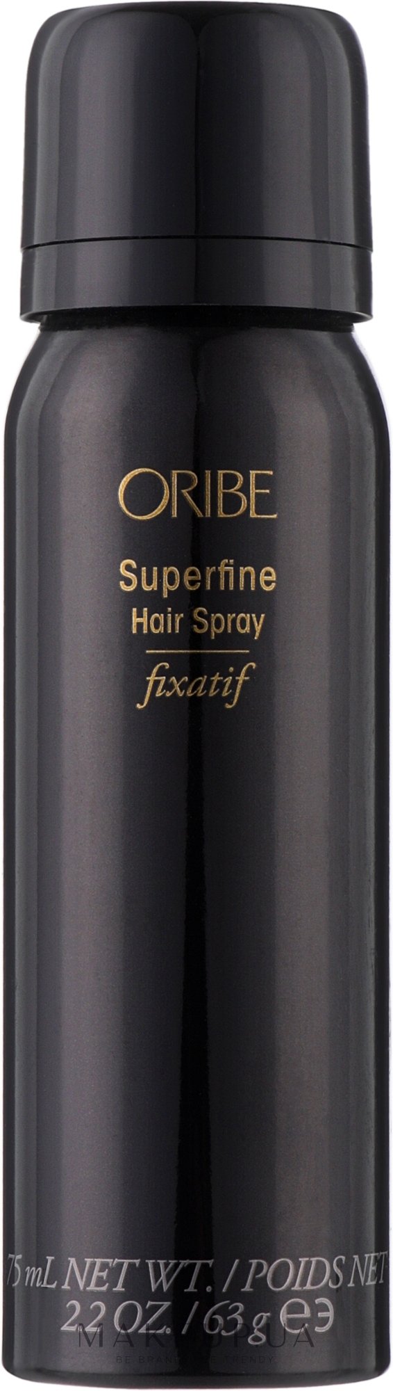 Спрей для надсильної фіксації "Лак-невагомість" - Oribe Superfine Hair Spray — фото 65ml