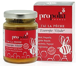 Харчова добавка для зміцнення організму - Propolia Vital Energy Propolis, Honey, Royal Jelly & Ginseng — фото N2