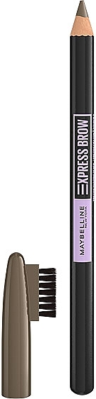 УЦЕНКА Точный карандаш для бровей со щеточкой - Maybelline New York Express Brow Shaping Pencil * — фото N1