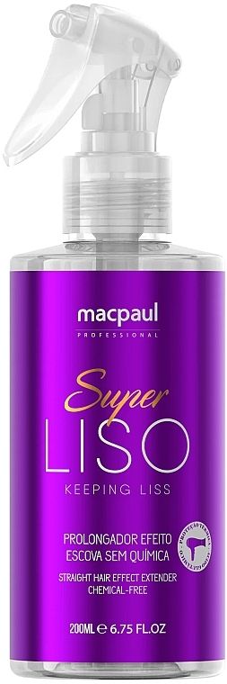 Термоактивний спрей для волосся - Macpaul Professional Super Liso Keeping Liss — фото N1