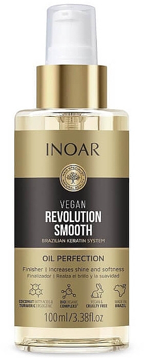 Масло для волос - Inoar Vegan Revolution Smooth Oil — фото N1