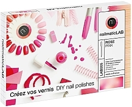 Парфумерія, косметика Nailmatic DIY Kit Nail Polishes In Pink - Набір "Зроби сам", рожевий